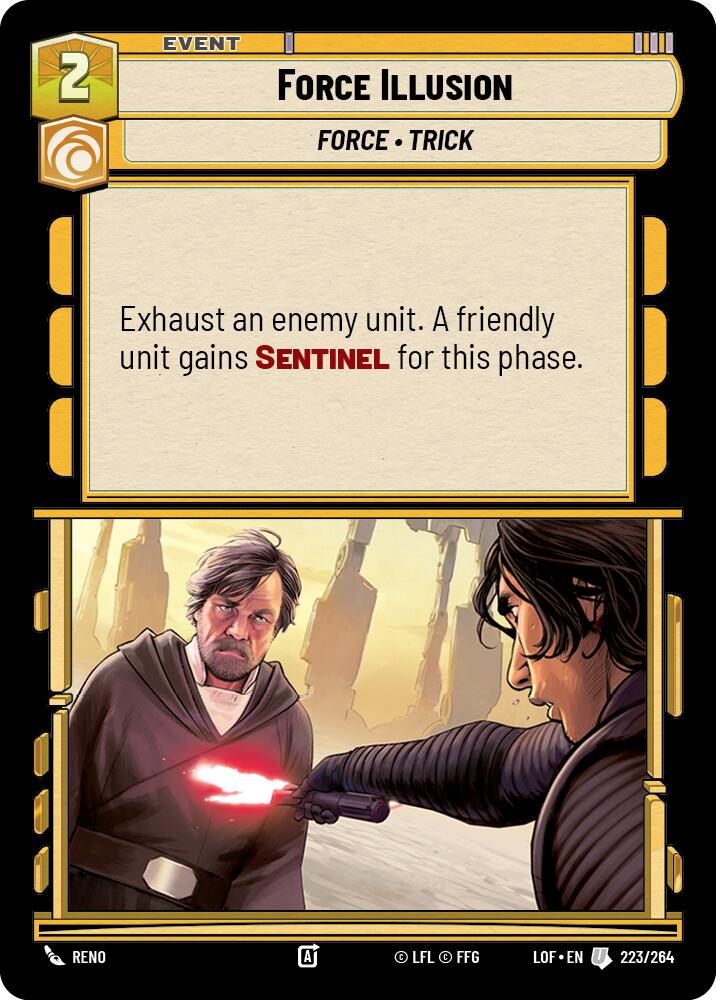 Force Illusion (223/264) (223/264) [Legends of the Force] | Deep Dive Games St. Marys