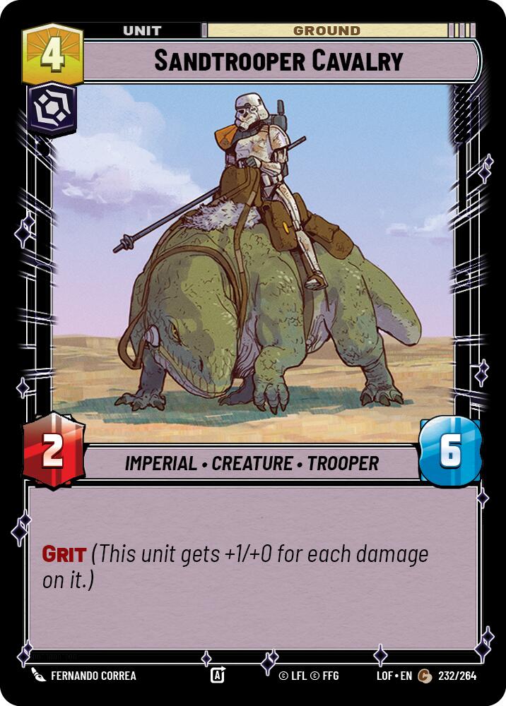 Sandtrooper Cavalry (232/264) (232/264) [Legends of the Force] | Deep Dive Games St. Marys