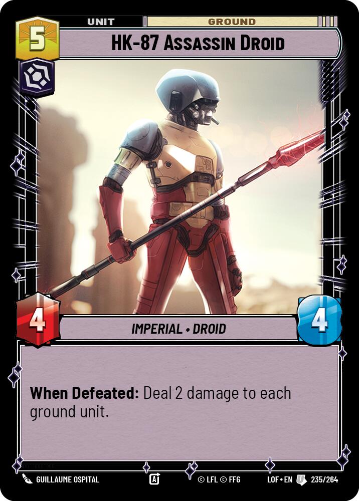 HK-87 Assassin Droid (235/264) (235/264) [Legends of the Force] | Deep Dive Games St. Marys