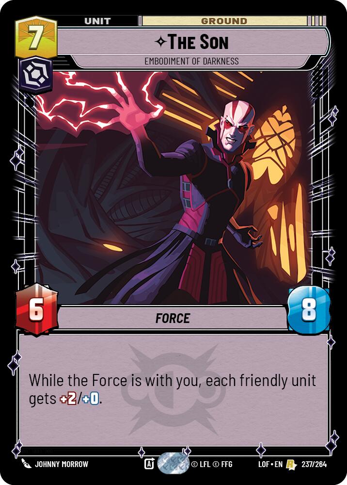 The Son - Embodiment of Darkness (237/264) (237/264) [Legends of the Force] | Deep Dive Games St. Marys