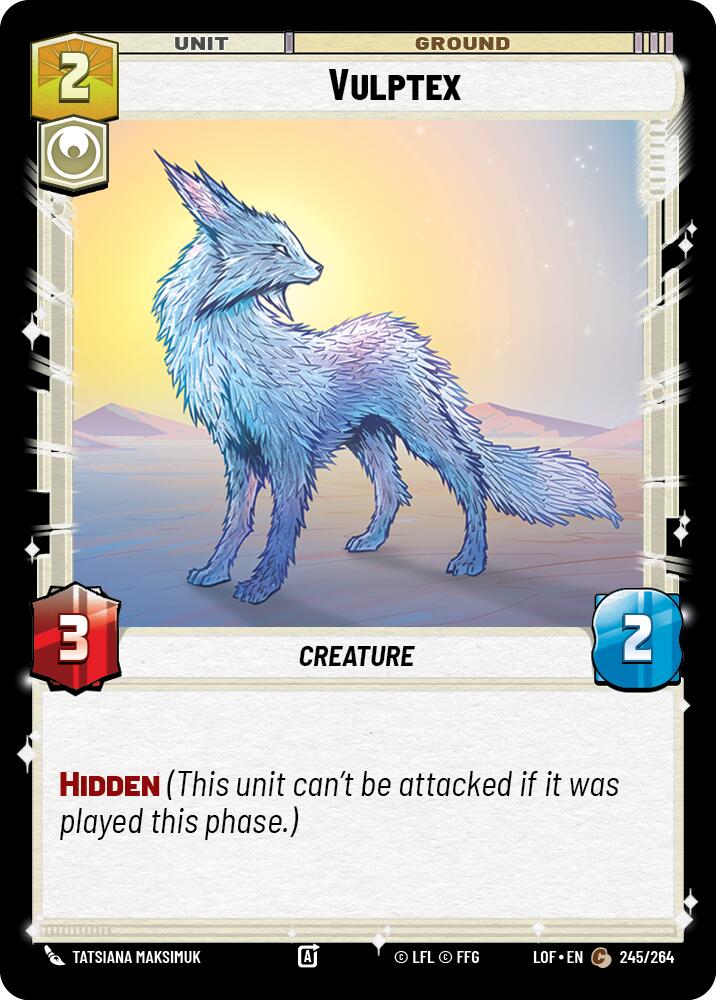 Vulptex (245/264) (245/264) [Legends of the Force] | Deep Dive Games St. Marys
