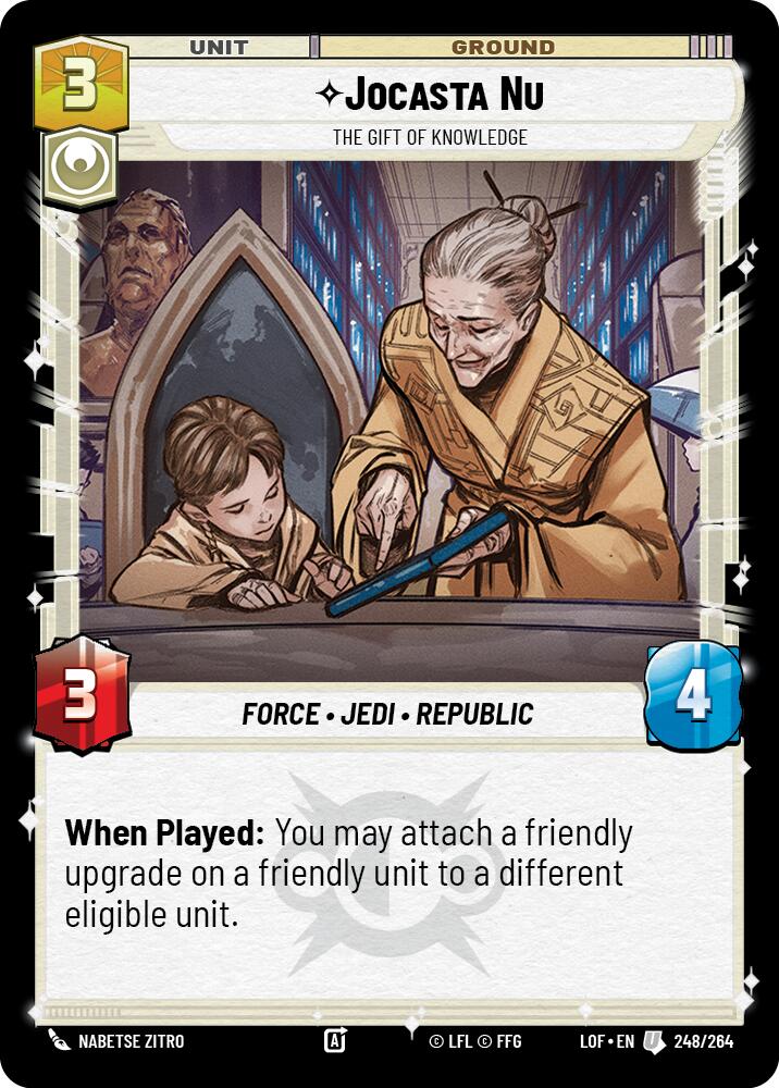 Jocasta Nu - The Gift of Knowledge (248/264) (248/264) [Legends of the Force] | Deep Dive Games St. Marys