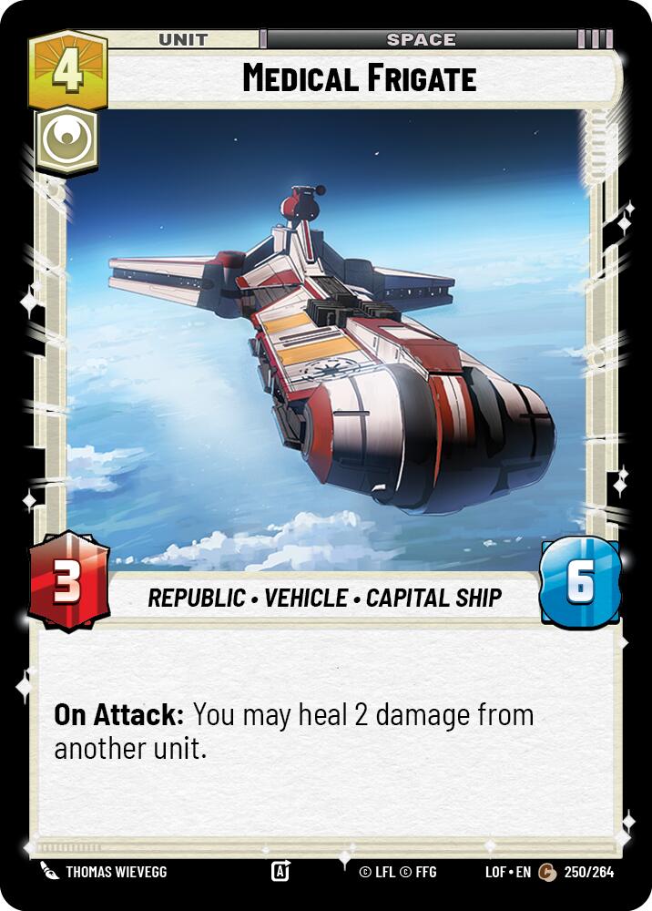 Medical Frigate (250/264) (250/264) [Legends of the Force] | Deep Dive Games St. Marys