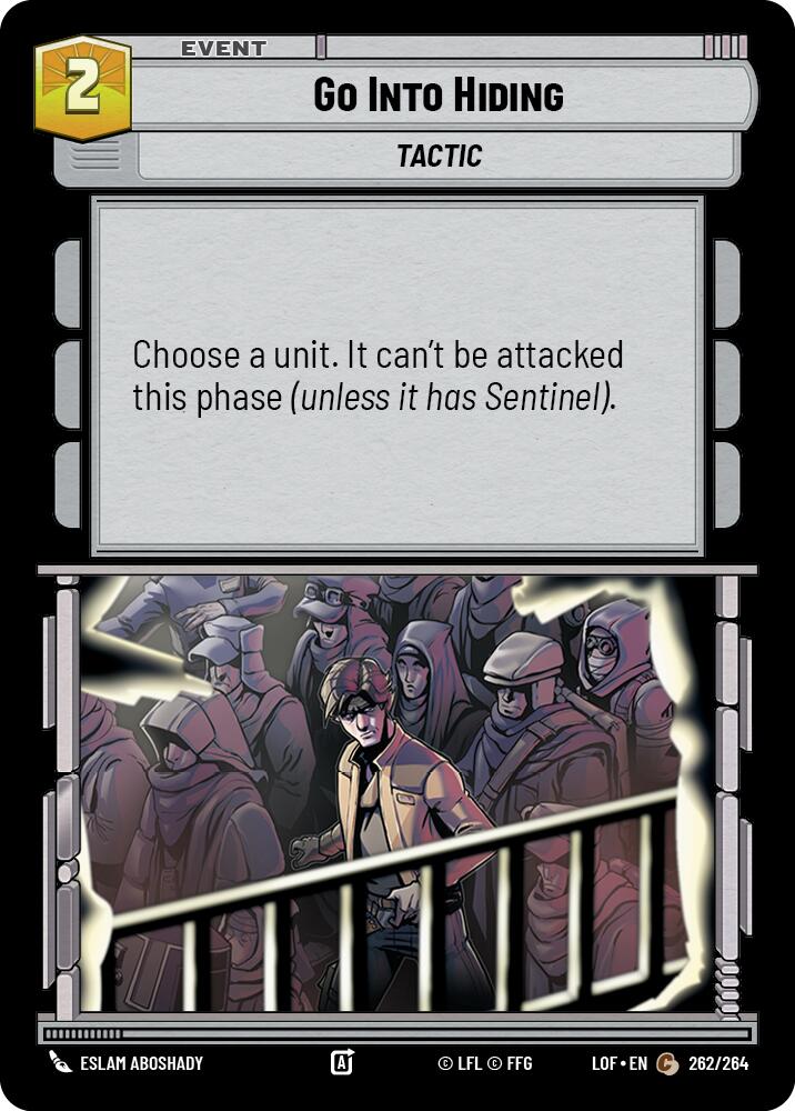 Go Into Hiding (262/264) (262/264) [Legends of the Force] | Deep Dive Games St. Marys