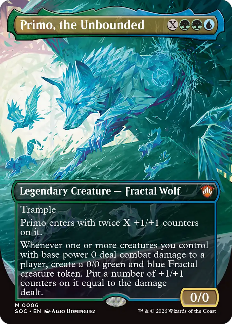 Primo, the Unbounded (Borderless) [Secrets of Strixhaven Commander] | Deep Dive Games St. Marys