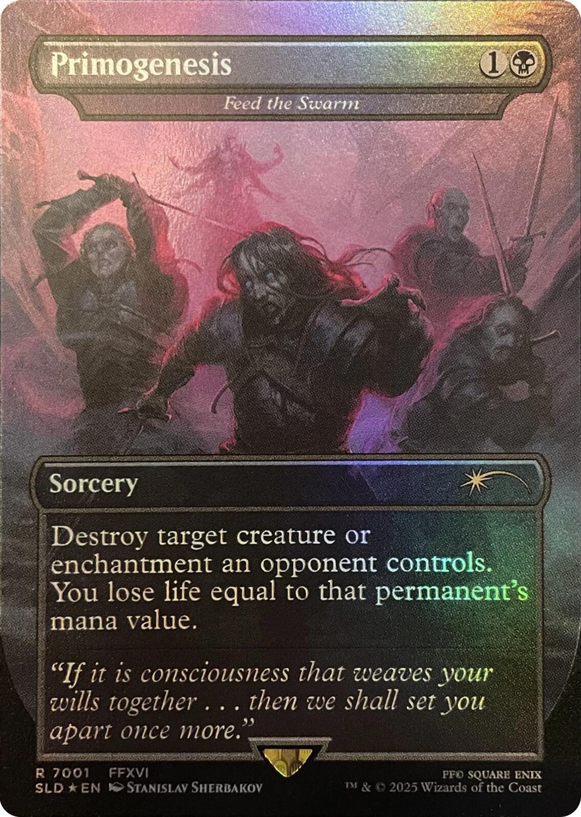 Primogenesis - Feed the Swarm (Rainbow Foil) [Secret Lair Drop Series] | Deep Dive Games St. Marys