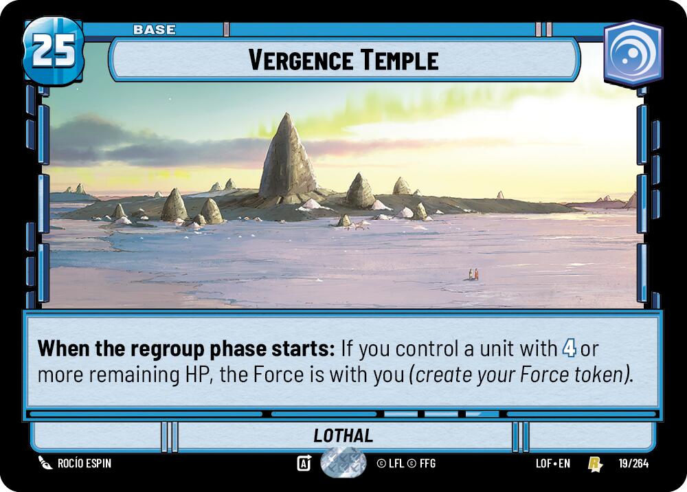 Vergence Temple (019/264) (019/264) [Legends of the Force] | Deep Dive Games St. Marys