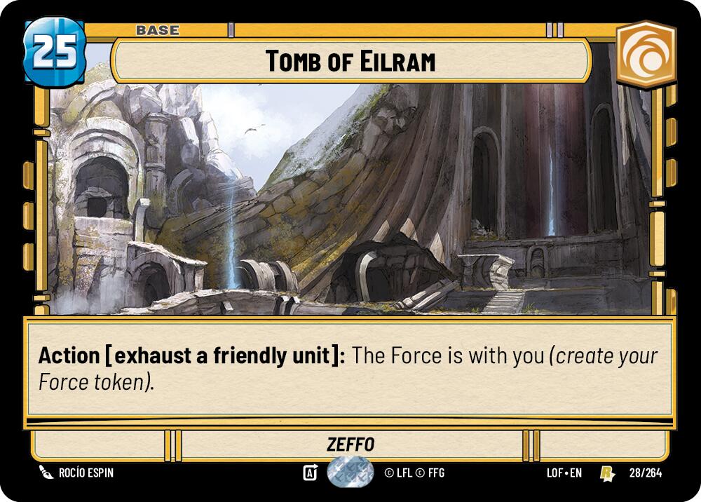 Tomb of Eilram (028/264) (028/264) [Legends of the Force] | Deep Dive Games St. Marys