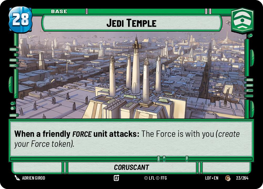 Jedi Temple // Force (023/264 // T03/T03) (023/264 // T03/T03) [Legends of the Force] | Deep Dive Games St. Marys