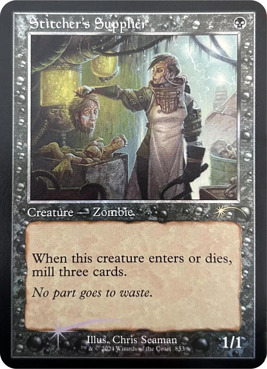 Stitcher's Supplier (Retro Frame) [Secret Lair Drop Series] | Deep Dive Games St. Marys