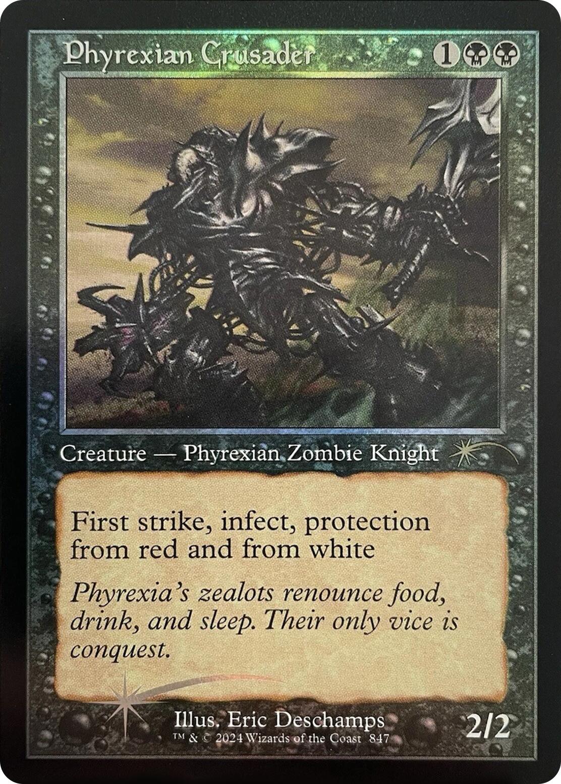Phyrexian Crusader (Retro Frame) [Secret Lair Drop Series] | Deep Dive Games St. Marys