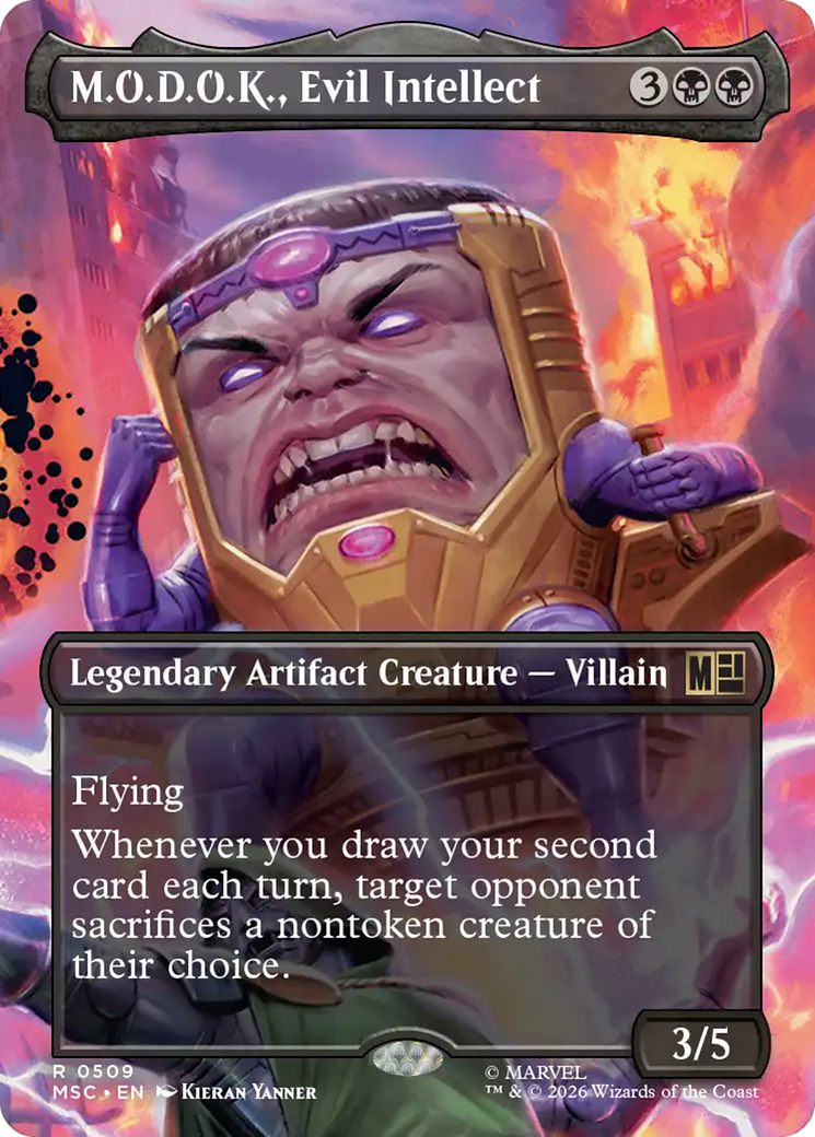 M.O.D.O.K., Evil Intellect (Borderless) [Marvel Super Heroes Commander] | Deep Dive Games St. Marys