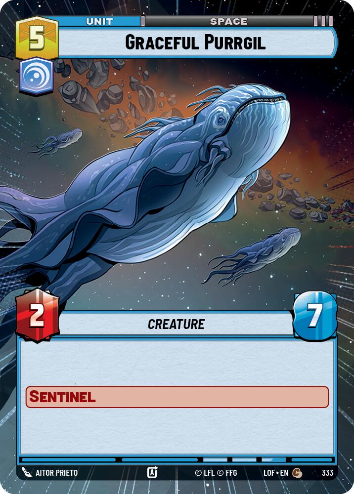 Graceful Purrgil (333) (Hyperspace) (333) [Legends of the Force] | Deep Dive Games St. Marys