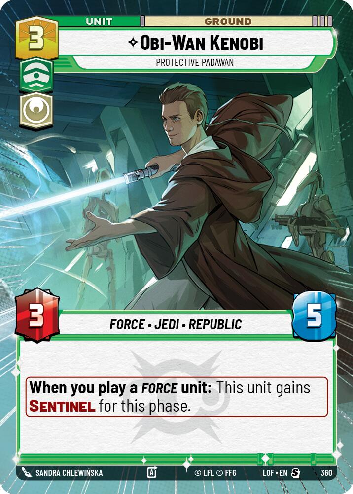 Obi-Wan Kenobi - Protective Padawan (360) (Hyperspace) (360) [Legends of the Force] | Deep Dive Games St. Marys