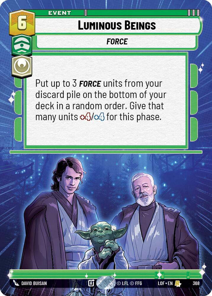 Luminous Beings (368) (Hyperspace) (368) [Legends of the Force] | Deep Dive Games St. Marys