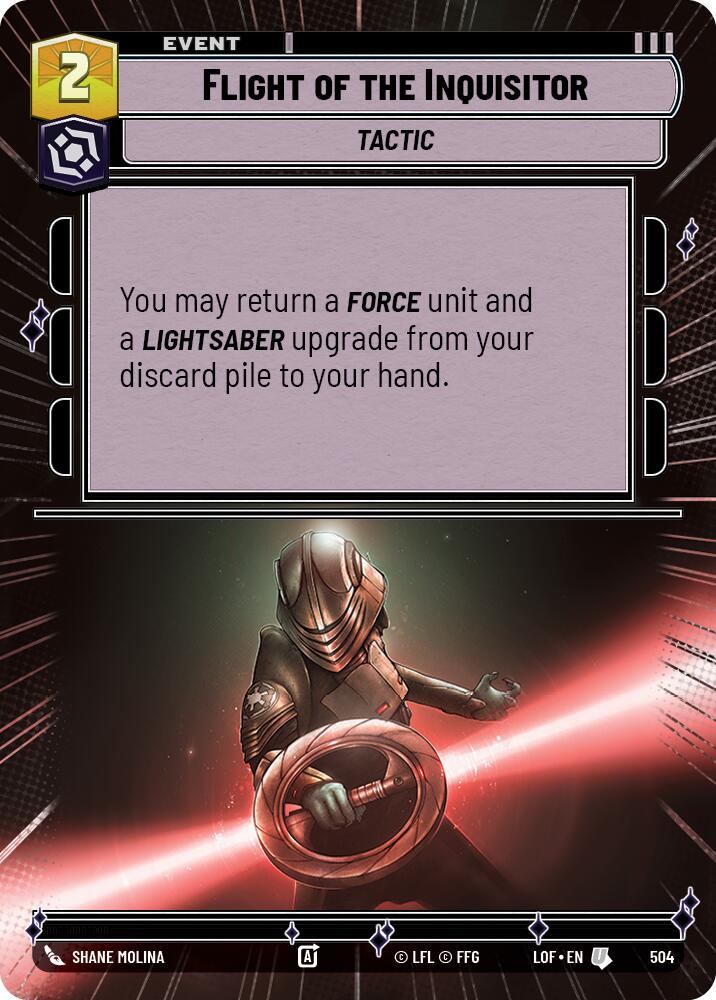 Flight of the Inquisitor (504) (Hyperspace) (504) [Legends of the Force] | Deep Dive Games St. Marys