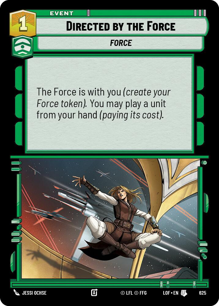 Directed by the Force (625) (Foil) (625) [Legends of the Force] | Deep Dive Games St. Marys