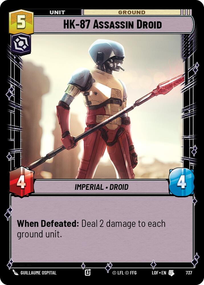 HK-87 Assassin Droid (737) (Foil) (737) [Legends of the Force] | Deep Dive Games St. Marys