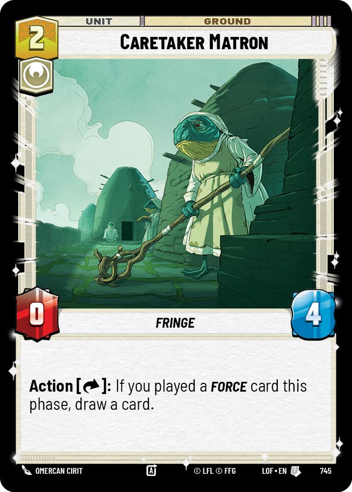 Caretaker Matron (745) (Foil) (745) [Legends of the Force] | Deep Dive Games St. Marys