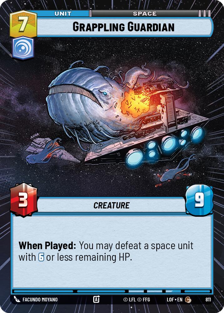 Grappling Guardian (811) (Hyperspace Foil) (811) [Legends of the Force] | Deep Dive Games St. Marys