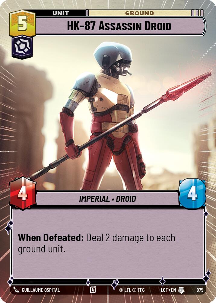 HK-87 Assassin Droid (975) (Hyperspace Foil) (975) [Legends of the Force] | Deep Dive Games St. Marys