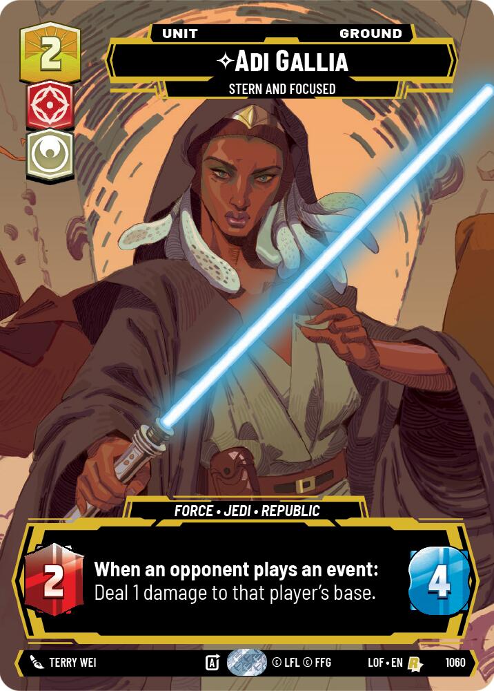 Adi Gallia - Stern and Focused (1060) (Prestige) (1060) [Legends of the Force] | Deep Dive Games St. Marys