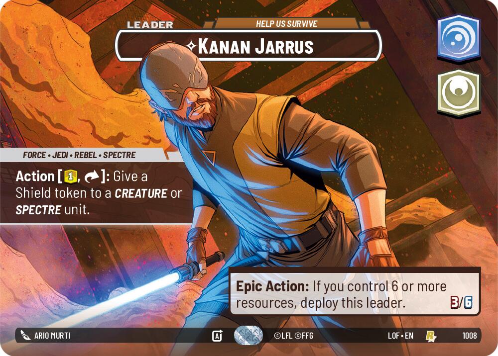 Kanan Jarrus - Help Us Survive (1008) (Showcase) (1008) [Legends of the Force] | Deep Dive Games St. Marys