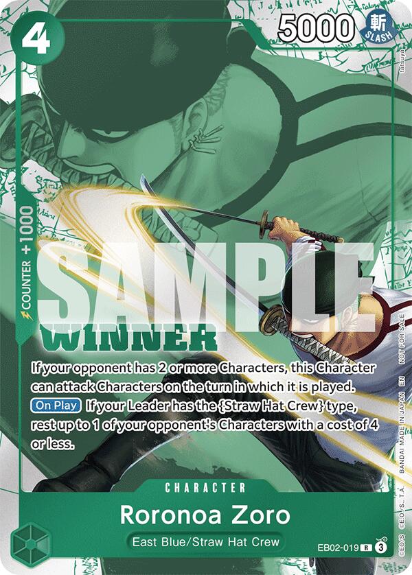Roronoa Zoro (Winner Pack 2025 Vol. 3) [One Piece Promotion Cards] | Deep Dive Games St. Marys