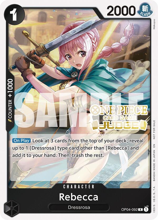 Rebecca (Judge Pack Vol. 6) [One Piece Promotion Cards] | Deep Dive Games St. Marys