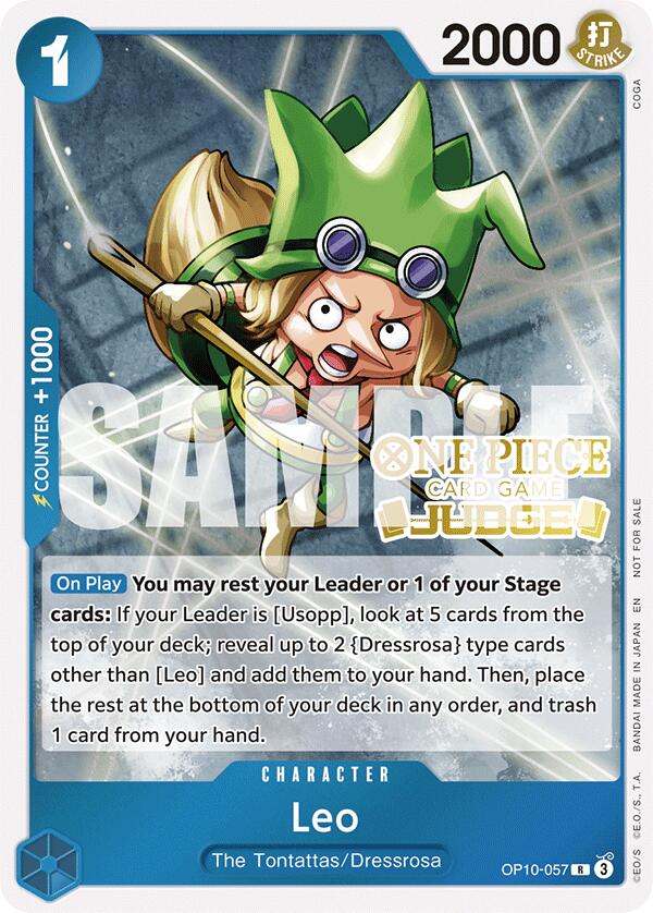 Leo (Judge Pack Vol. 6) [One Piece Promotion Cards] | Deep Dive Games St. Marys