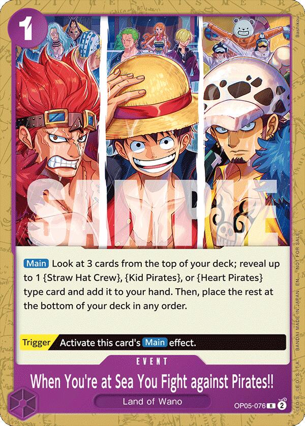 When You're at Sea You Fight against Pirates!! (2025 Pirates League Store) [Qualifier] [One Piece Promotion Cards] | Deep Dive Games St. Marys