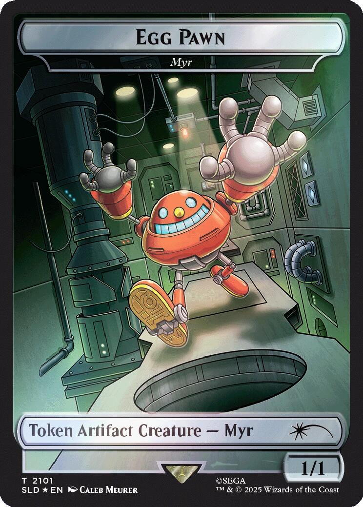 Egg Pawn - Myr Token (Rainbow Foil) [Secret Lair Drop Series] | Deep Dive Games St. Marys