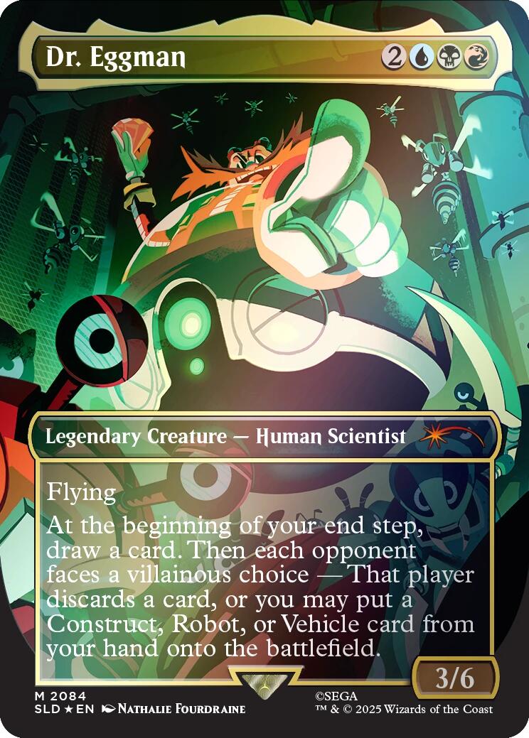 Dr. Eggman (Rainbow Foil) [Secret Lair Drop Series] | Deep Dive Games St. Marys