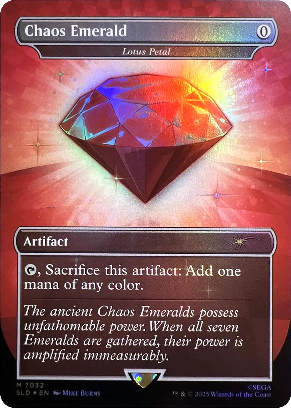 Chaos Emerald - Lotus Petal (7032) [Secret Lair Drop Series] | Deep Dive Games St. Marys