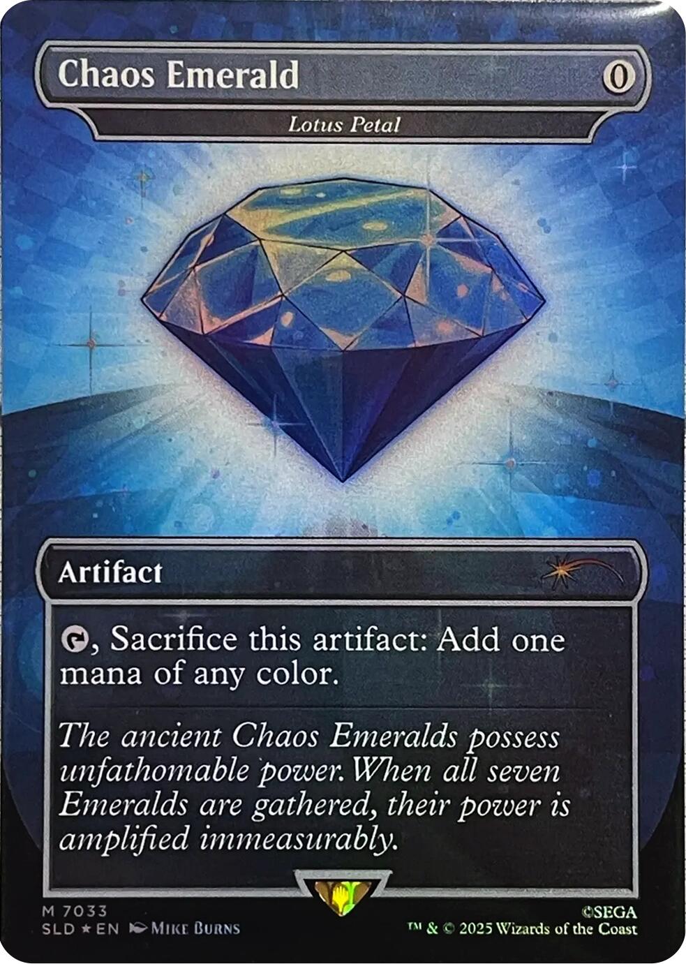 Chaos Emerald - Lotus Petal (7033) [Secret Lair Drop Series] | Deep Dive Games St. Marys