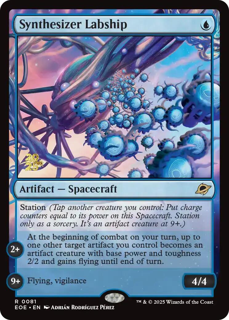 Synthesizer Labship [Edge of Eternities Prerelease Promos] | Deep Dive Games St. Marys
