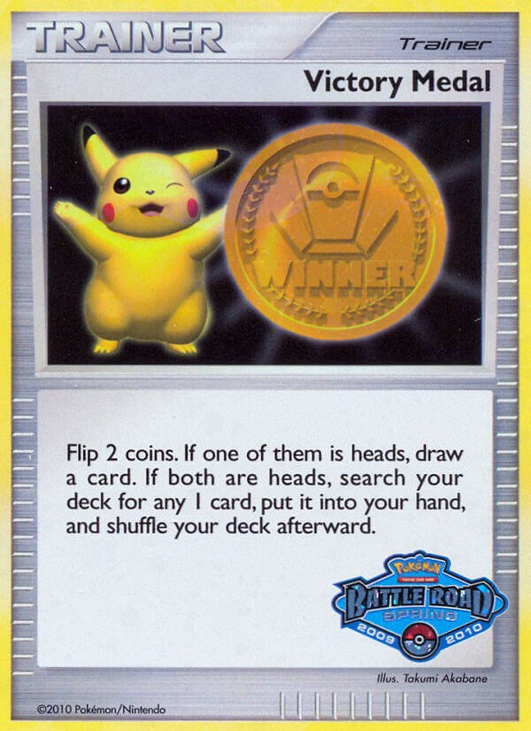 Victory Medal (2009-2010) (Battle Road Spring) [League & Championship Cards] | Deep Dive Games St. Marys