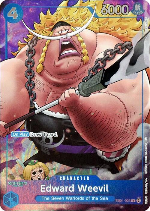 Edward Weevil (Seven Warlords of the Sea Binder Set) [One Piece Promotion Cards] | Deep Dive Games St. Marys