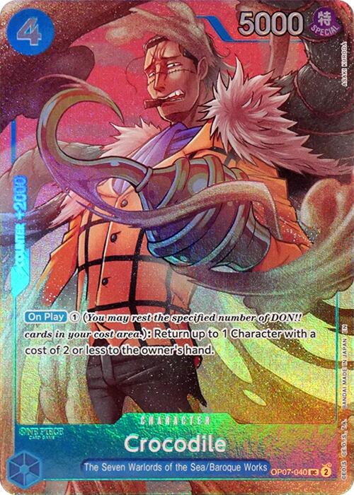 Crocodile (Seven Warlords of the Sea Binder Set) [One Piece Promotion Cards] | Deep Dive Games St. Marys