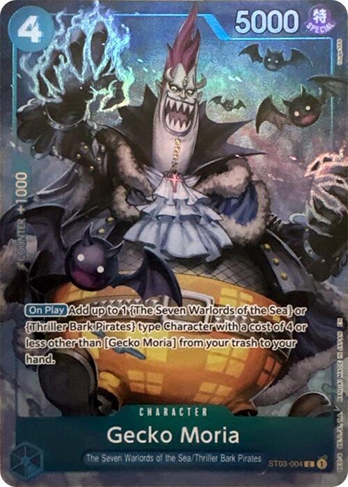 Gecko Moria (Seven Warlords of the Sea Binder Set) [One Piece Promotion Cards] | Deep Dive Games St. Marys