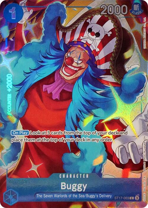 Buggy (Seven Warlords of the Sea Binder Set) [One Piece Promotion Cards] | Deep Dive Games St. Marys