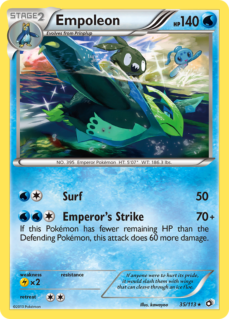 Empoleon (35/113) [Black & White: Legendary Treasures] | Deep Dive Games St. Marys