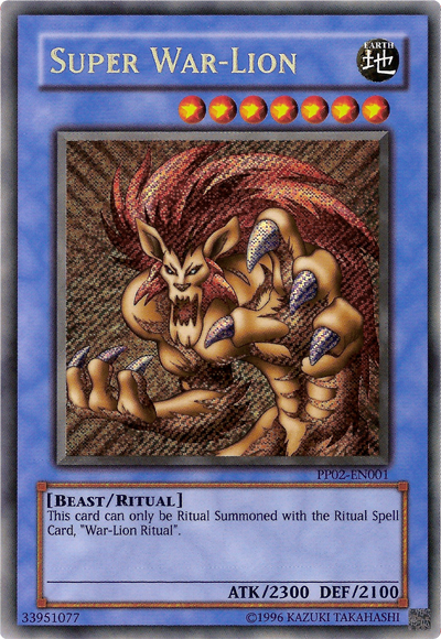 Super War-Lion [PP02-EN001] Secret Rare | Deep Dive Games St. Marys