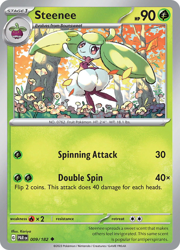 Steenee (009/182) [Scarlet & Violet: Paradox Rift] | Deep Dive Games St. Marys
