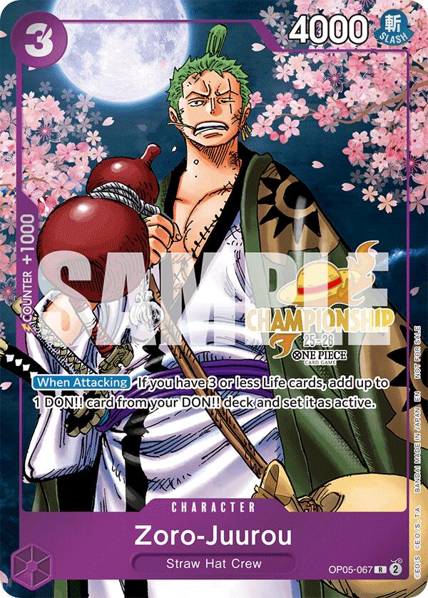 Zoro-Juurou (CS 25-26 Event Pack) [One Piece Promotion Cards] | Deep Dive Games St. Marys