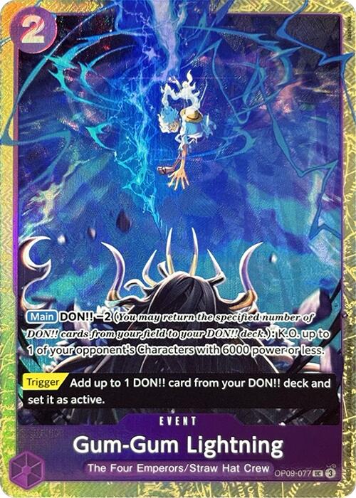 Gum-Gum Lightning (Premium Card Collection -Best Selection Vol. 4-) [One Piece Promotion Cards] | Deep Dive Games St. Marys