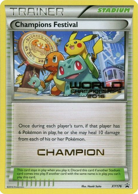 Champions Festival (XY176) (2016 Champion) [XY: Black Star Promos] | Deep Dive Games St. Marys