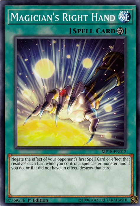 Magician's Right Hand [MP18-EN012] Common | Deep Dive Games St. Marys