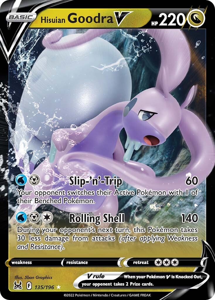 Hisuian Goodra V (135/196) [Sword & Shield: Lost Origin] | Deep Dive Games St. Marys