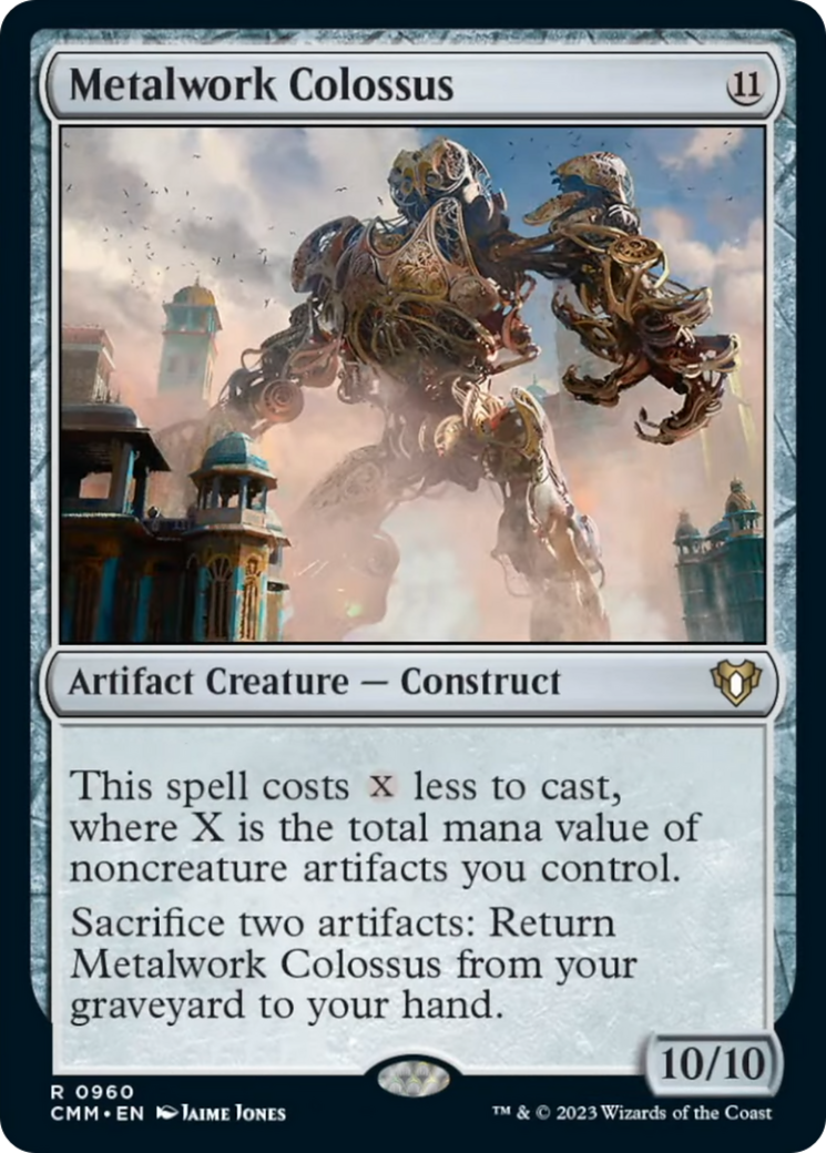Metalwork Colossus [Commander Masters] | Deep Dive Games St. Marys